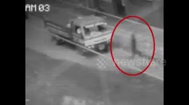 'Ghost’ caught on camera walking through traffic in the Philippines