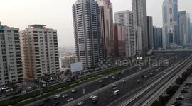 Cloudy Dubai, Sheik Zayed Rd