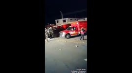 Aftermath footage of deadly bus crash in Ecuador