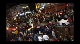 Pakistani People celebrate Independence day in Southall broadway London UK