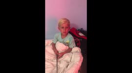 Perfect Hermione Granger impression by a 6 year old!