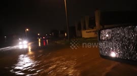 Street resembles canal in Oklahoma following flash flooding