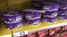Christmas chocolate on sale at Tesco