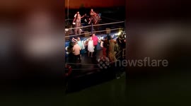 Couple dancing to ‘Footloose’ falls into Boston Harbor