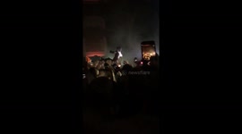 Flatbush Zombies in Detroit. Meechy Darko crowd surfing.