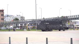 Riots at the national university of Colombia