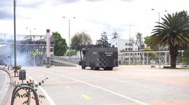 Riots at the national university of Colombia