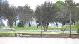 Riots at the national university of Colombia