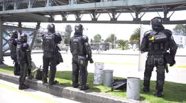 Riots at the national university of Colombia