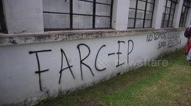 Riots at the national university of Colombia