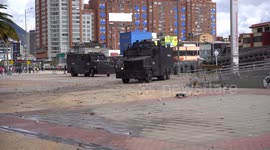 Riots at the national university of Colombia