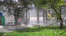 Riots at the national university of Colombia