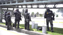 Police break up riots at Bogota university