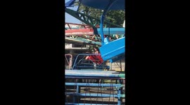 She was scared but she made it