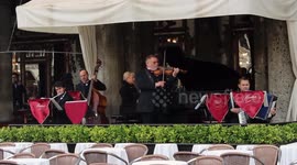 Musicians performing in Piazza San Marco, Venice