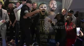 Wilder crashes Fury weigh-in, clashes with Gypsy King's father