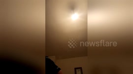 Newsflare Edit - Police enter house and arrest man after neighbour complaint