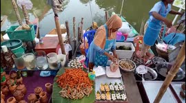 Khlong Hae Floating Market Hatyai Thailand