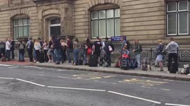 Queue at Nottingham station amid train disruption