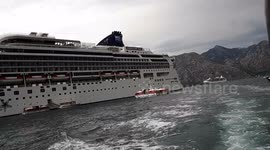 ARCHIVE: Norwegian Star Cruise Ship As Seen From Tender (July 2018)