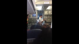 Pilot breaks down in tears giving farewell speech to passengers mid-air on his last flight