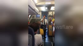 Pilot breaks down in tears giving farewell speech to passengers mid-air on his last flight