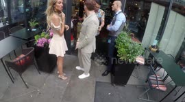 Megan Mckenna Arrives At The Celebs Go Farming viewing in central London