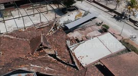 Drone footage shows aftermath of deadly Lombok earthquakes