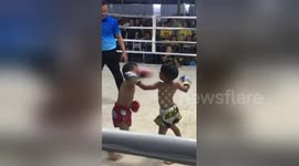Shocking footage shows 5-year-olds in ‘brutal’ Muay Thai fight