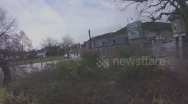 Storm Frank Ballater, Scotland Town Centre Flooding