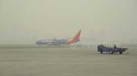 Flights land in Spokane, Washington as neighboring wildfires continue to burn