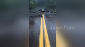 Newsflare Edit - My street destroyed after great flood of 2018. Central Pennsylvania
