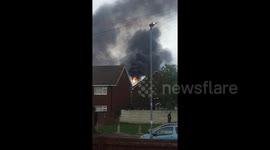 UK oil refinery in flames after ‘explosion’