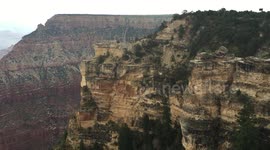 Cloudy View of the Grand Canyon