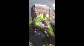 Tradesmen prank their friend