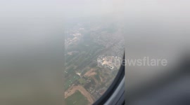 Newsflare Edit - View from flight into Seattle shows city smothered in wildfire smoke
