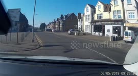 Van crashes into newly-opened Essex hairdressers