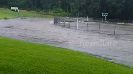 Hurricane Lane Floods in Hilo - Gilbert Carvalho Park 8/23/18