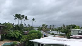 Emergency sirens sound in Oahu as Hurricane Lane edges closer