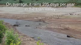 What's left of the Elan Valley reservoirs following the 2018 heatwave
