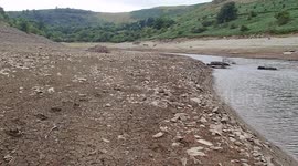 Elan Valley reservoirs running dry following 2018 heatwave