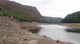 Elan Valley reservoirs reduced to a trickle following 2018 heatwave