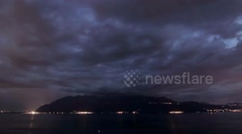timelapse clouds thunderstorms Lake Geneva