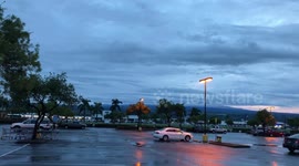 Hilo Sunrise 8/25/18 Look like less rain expected.