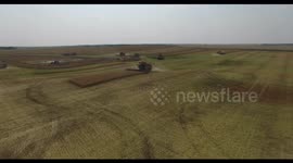 Saskatchewan Harvest 2018 Drone Footage