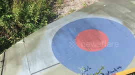 Full-sized Supermarine Spitfire guards maker's home 1-2