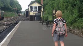 Steaming up at Bodmin General Railway Station  1-2
