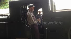 Steaming up at Bodmin General Station, Cornwall, 2-2