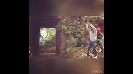 Slow motion jumping video