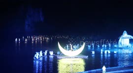 Risque outdoor show in southern China